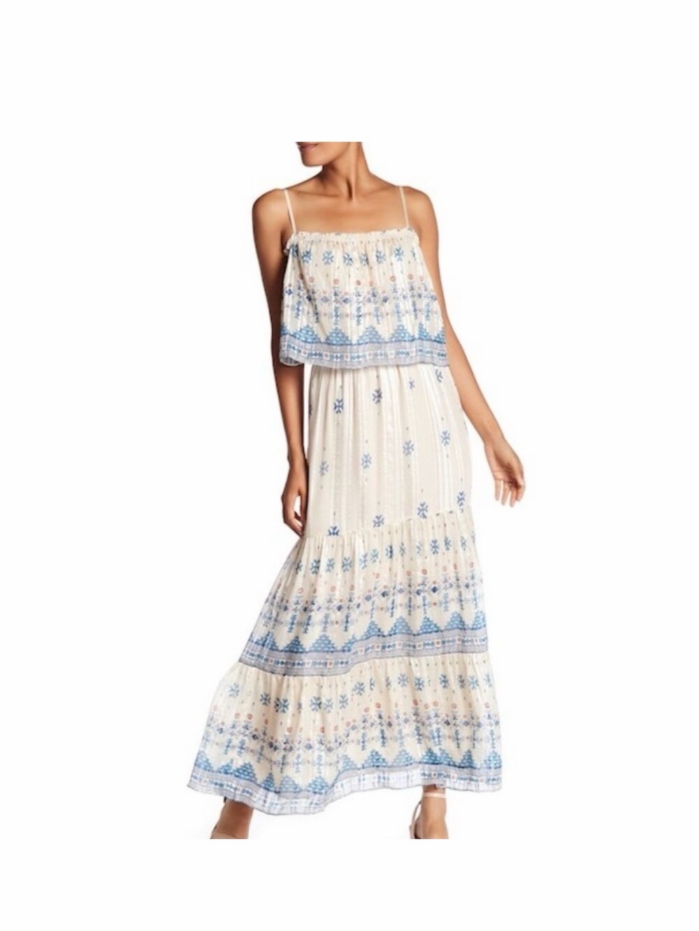 Joie Sorne Silk Maxi with Print